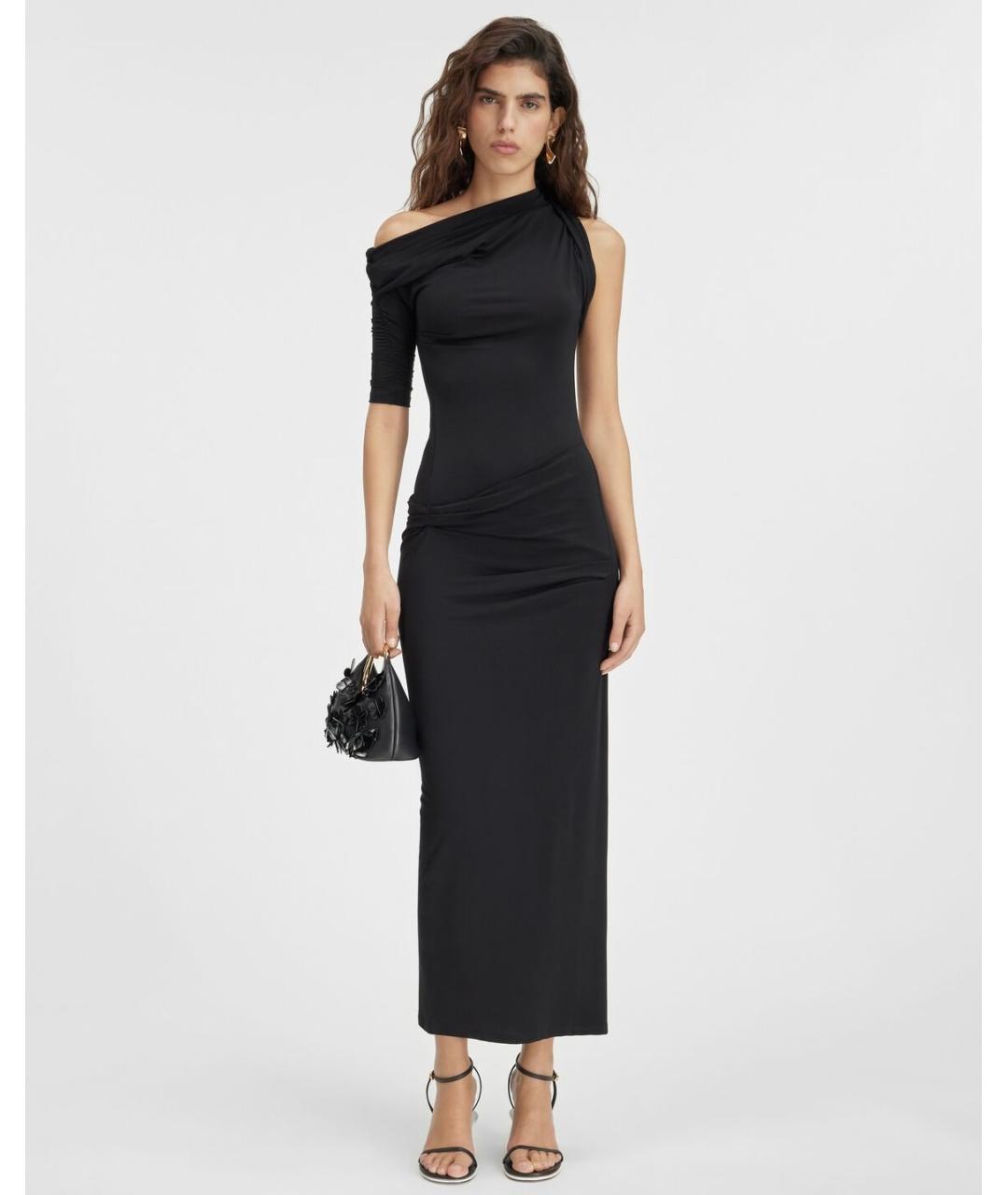 JACQUEMUS Черное коктейльное платье, фото 8