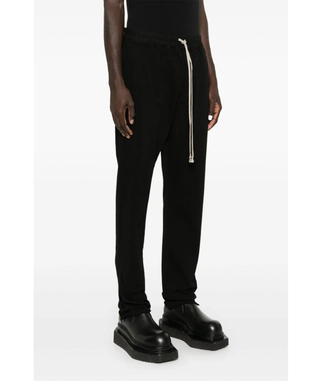 RICK OWENS DRKSHDW Черные хлопковые повседневные брюки, фото 2