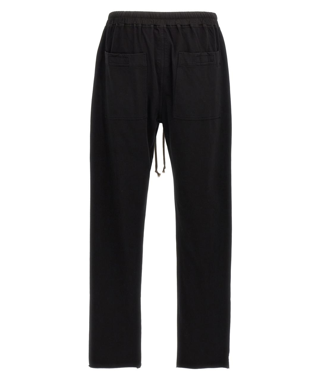 RICK OWENS DRKSHDW Черные хлопковые повседневные брюки, фото 4