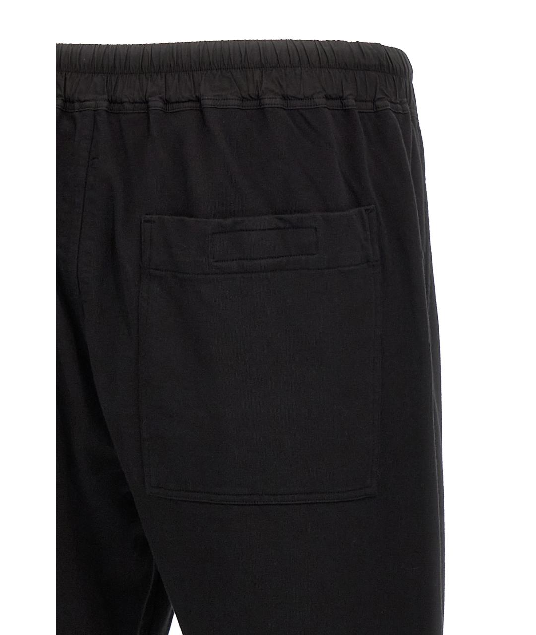 RICK OWENS DRKSHDW Черные хлопковые повседневные брюки, фото 5