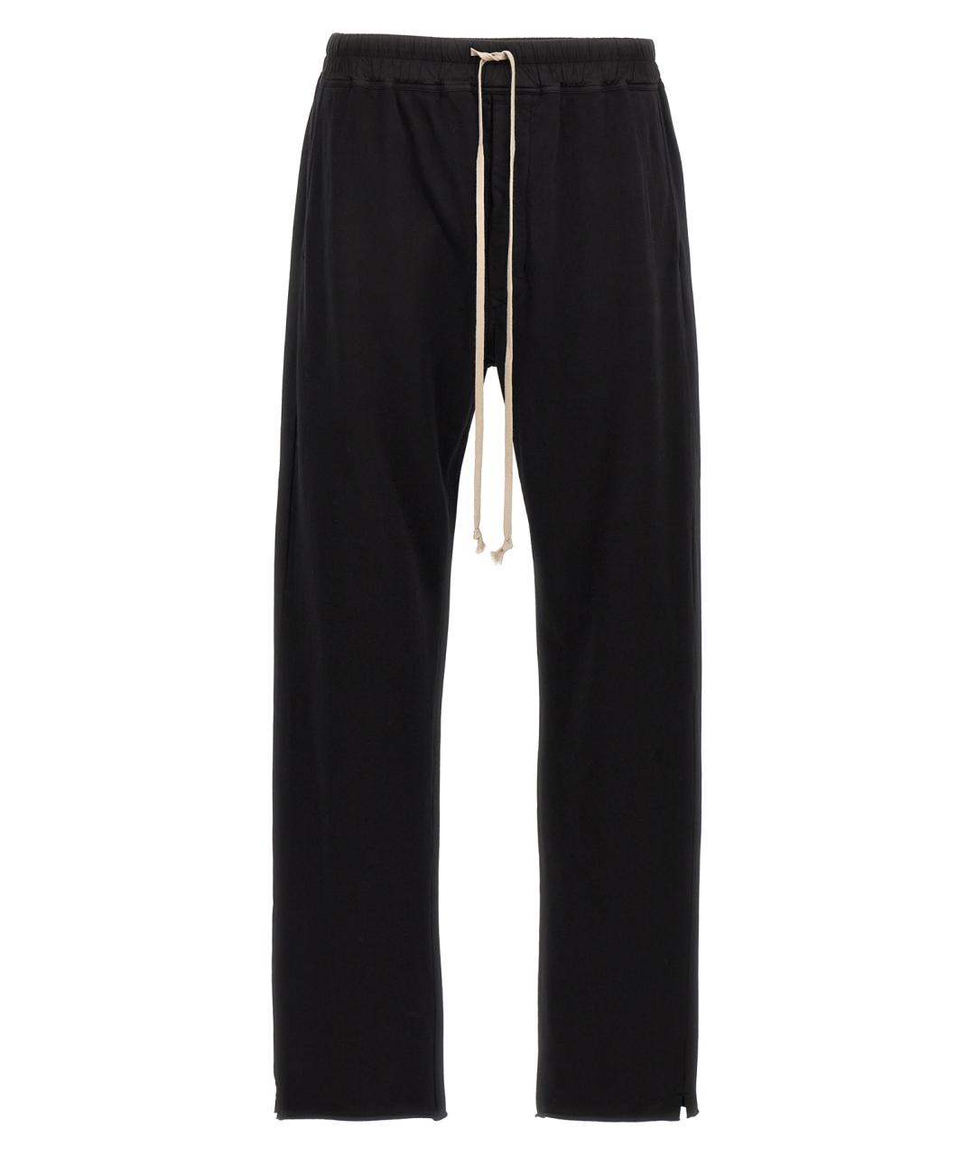 RICK OWENS DRKSHDW Черные хлопковые повседневные брюки, фото 1