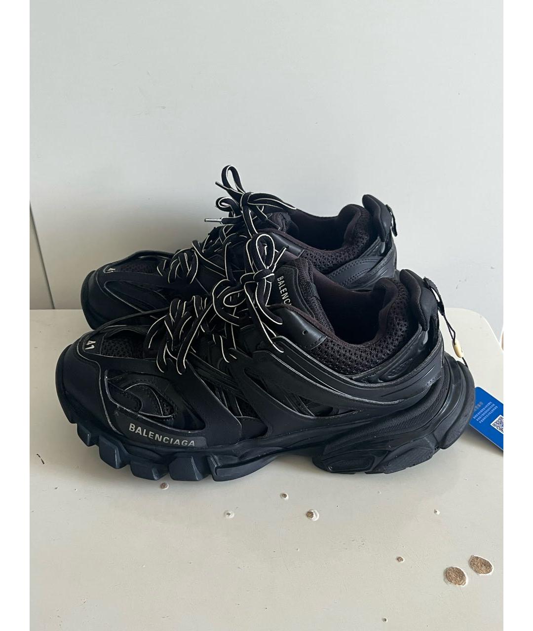 BALENCIAGA Черные низкие кроссовки / кеды, фото 7