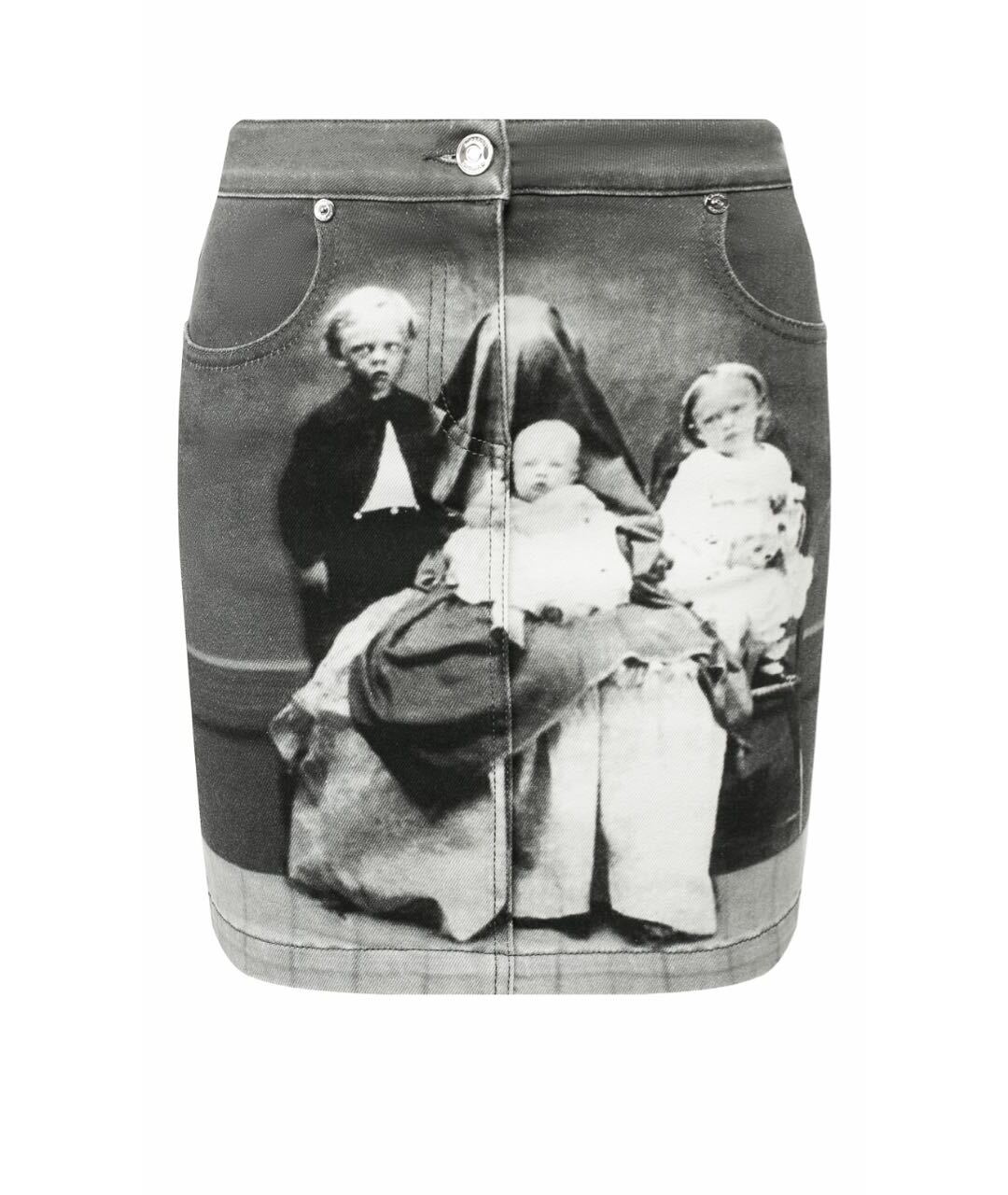 BURBERRY Серая юбка-шорты, фото 1