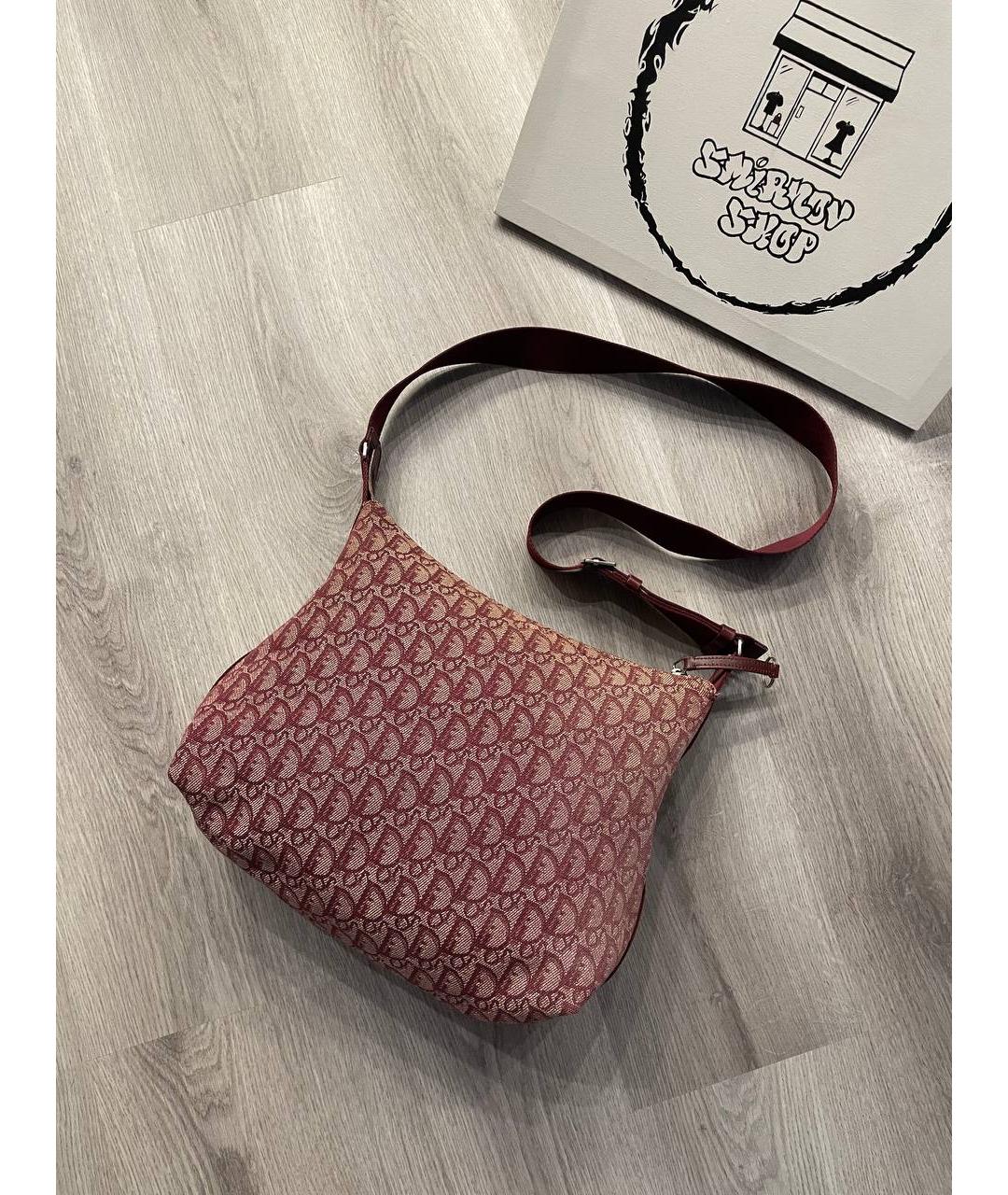 CHRISTIAN DIOR Красная сумка на плечо, фото 2
