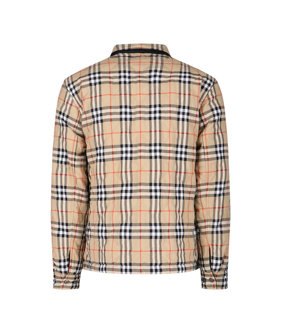 BURBERRY Черная полиамидовая куртка, фото 7