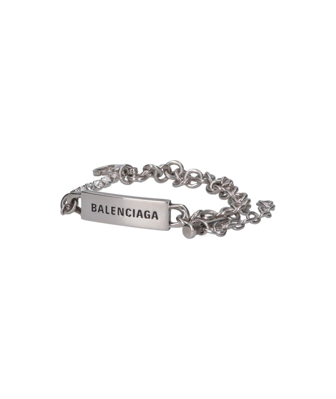 BALENCIAGA Серебрянный браслет, фото 2