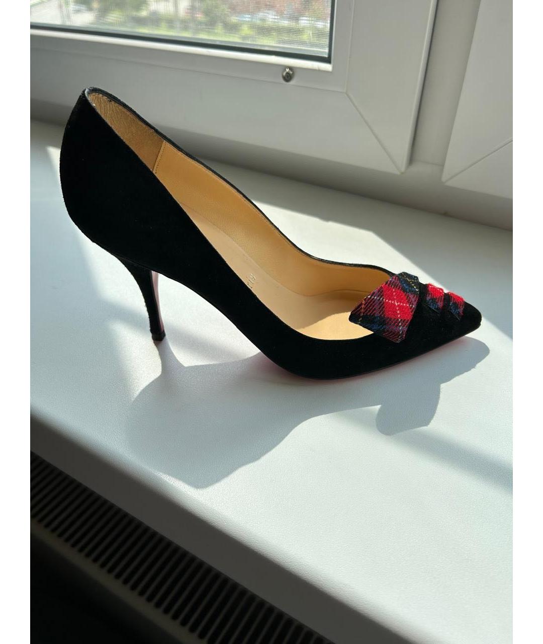 CHRISTIAN LOUBOUTIN Мульти замшевые туфли, фото 9