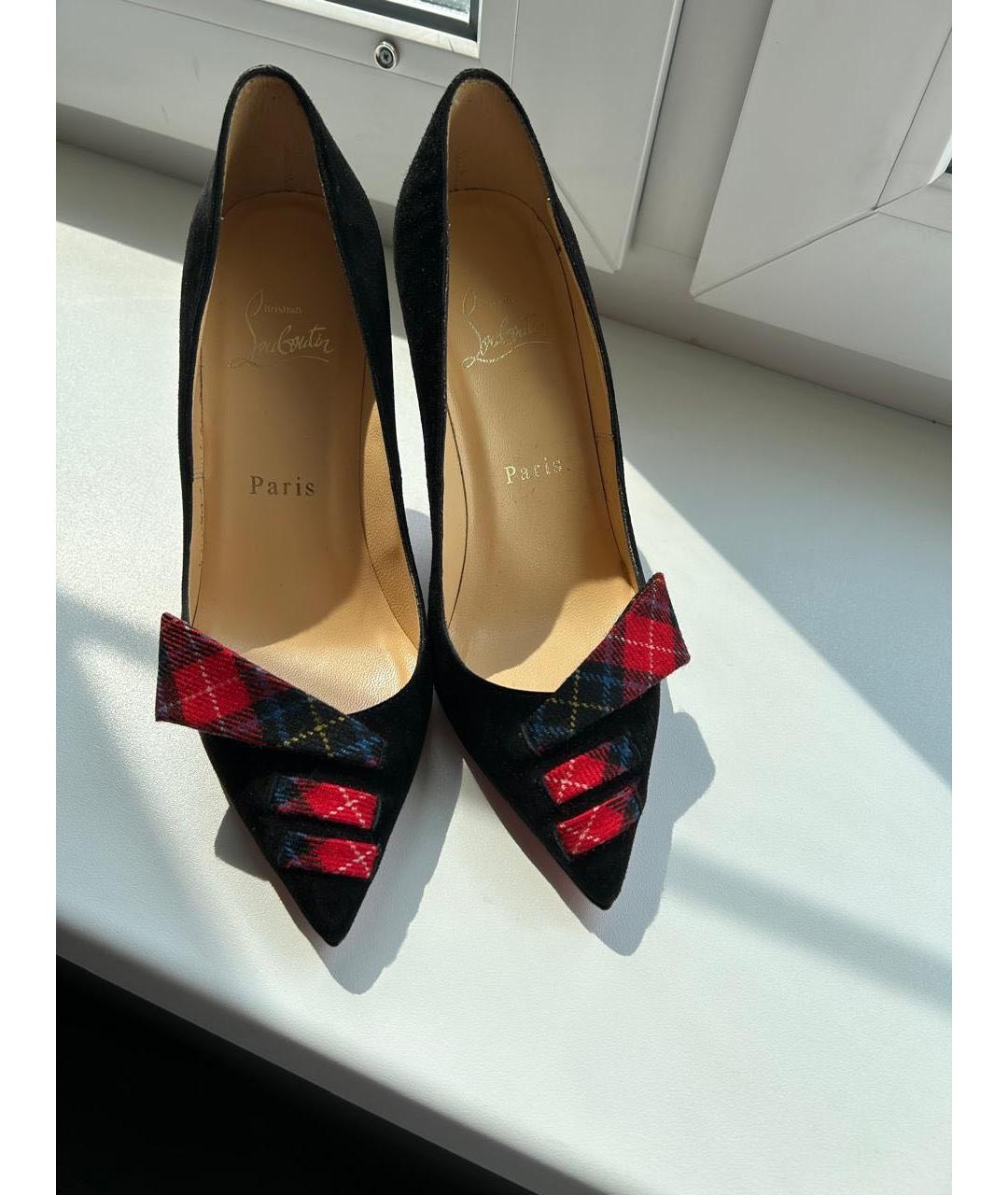 CHRISTIAN LOUBOUTIN Мульти замшевые туфли, фото 2