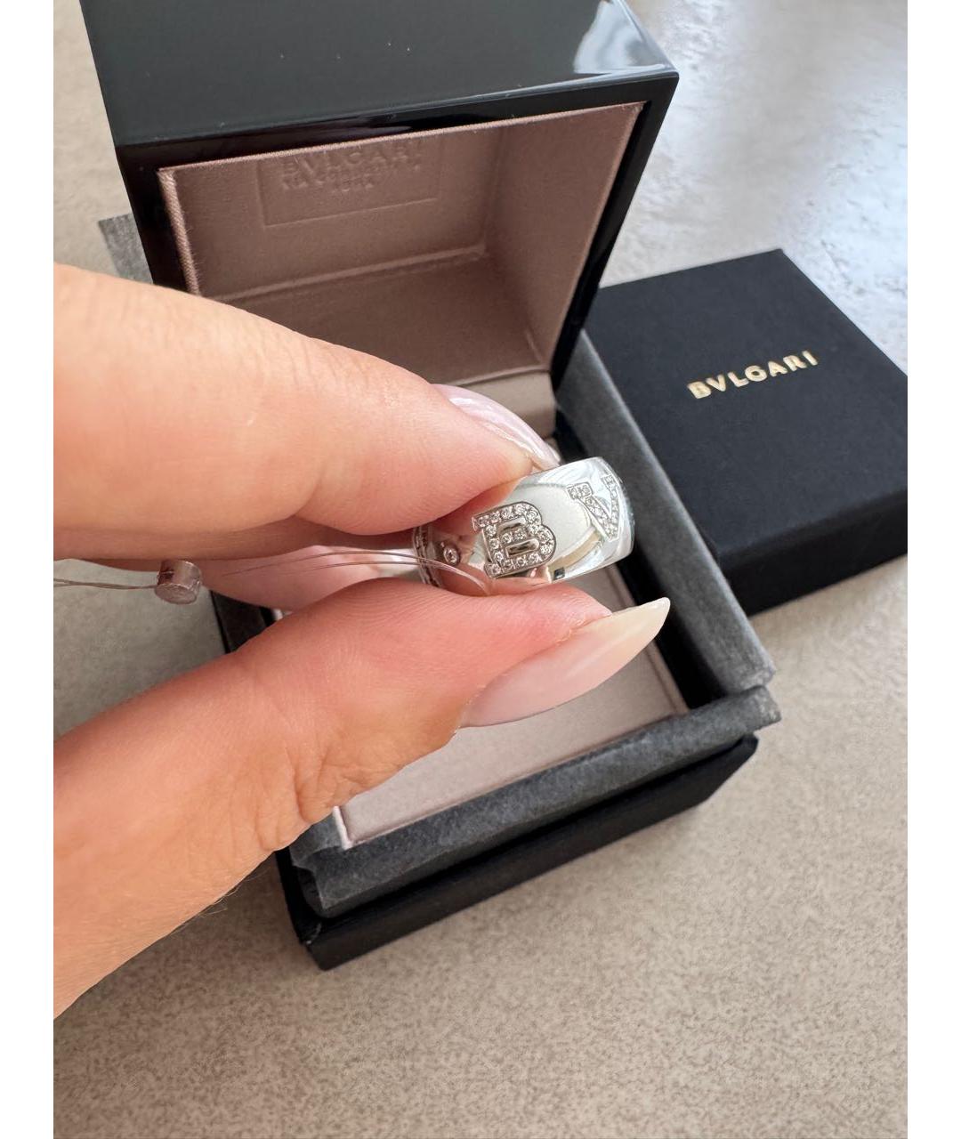 BVLGARI Золотое кольцо из белого золота, фото 2