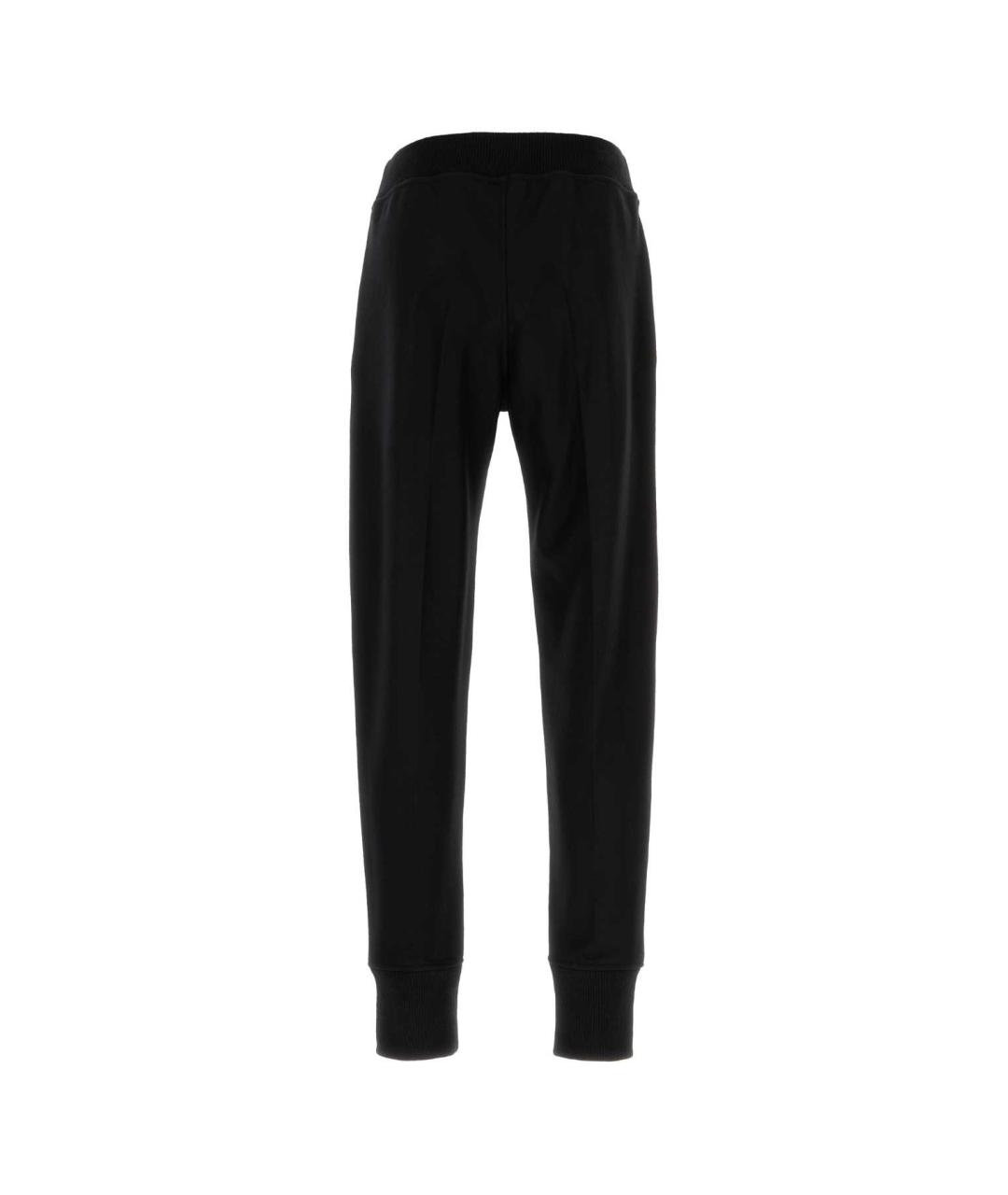 JIL SANDER Черные шерстяные повседневные брюки, фото 2