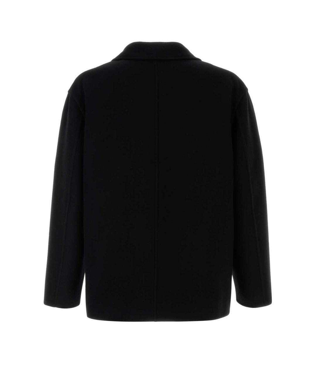 JIL SANDER Черная шерстяная куртка, фото 2