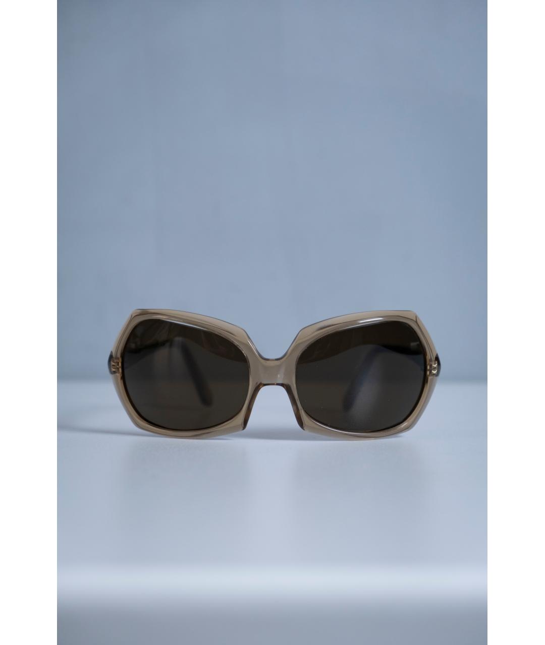 CUTLER & GROSS Коричневые пластиковые солнцезащитные очки, фото 6