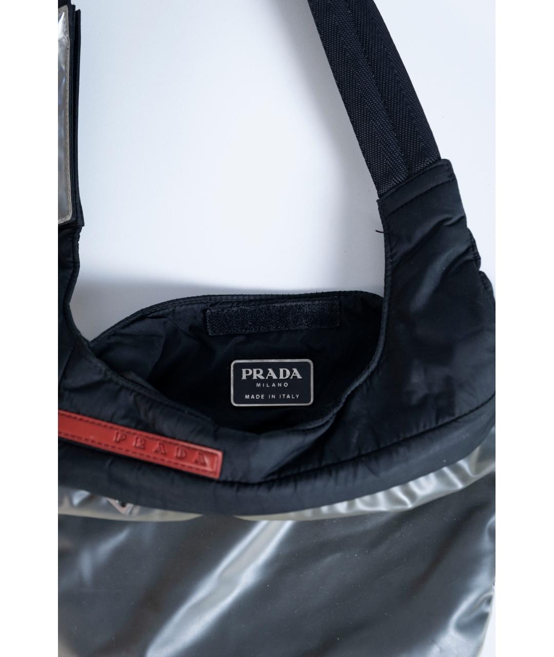 PRADA Черная сумка на плечо, фото 4