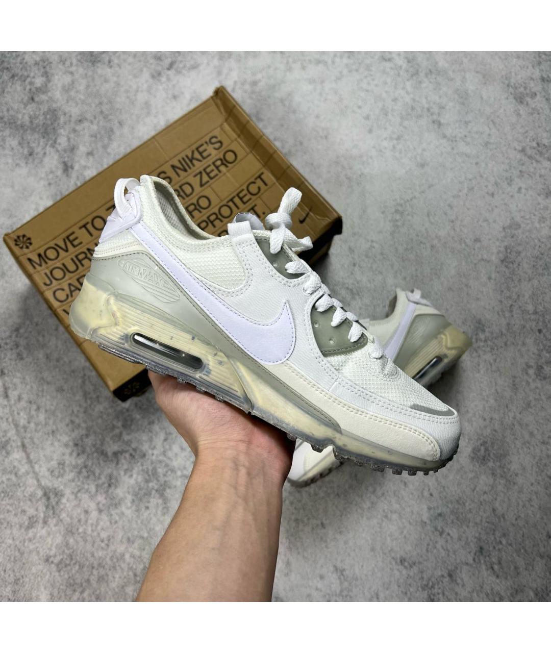NIKE Белые низкие кроссовки / кеды, фото 4