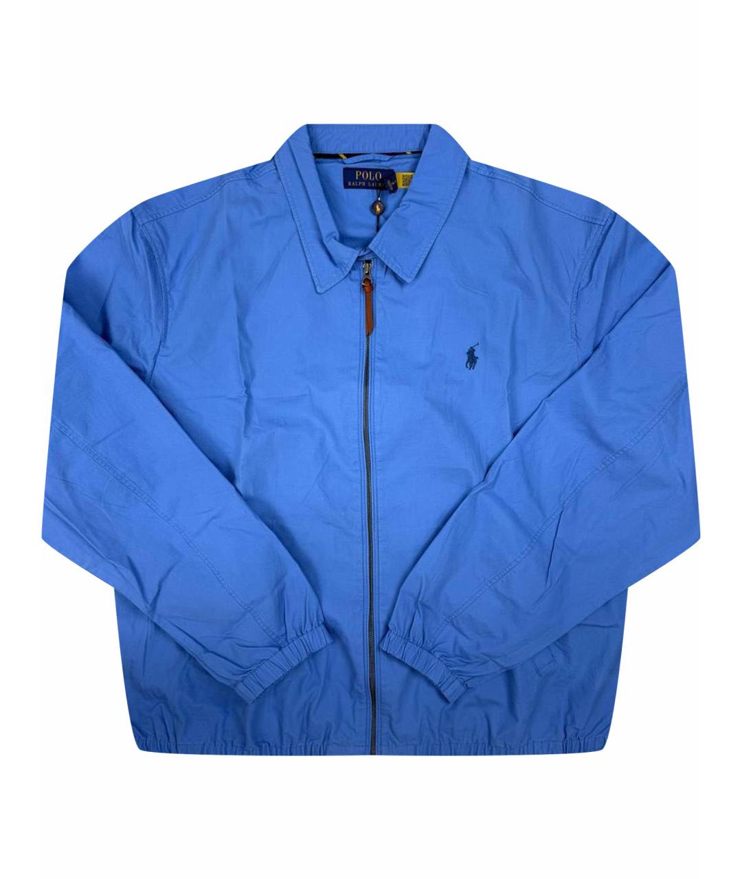POLO RALPH LAUREN Синяя хлопковая куртка, фото 1