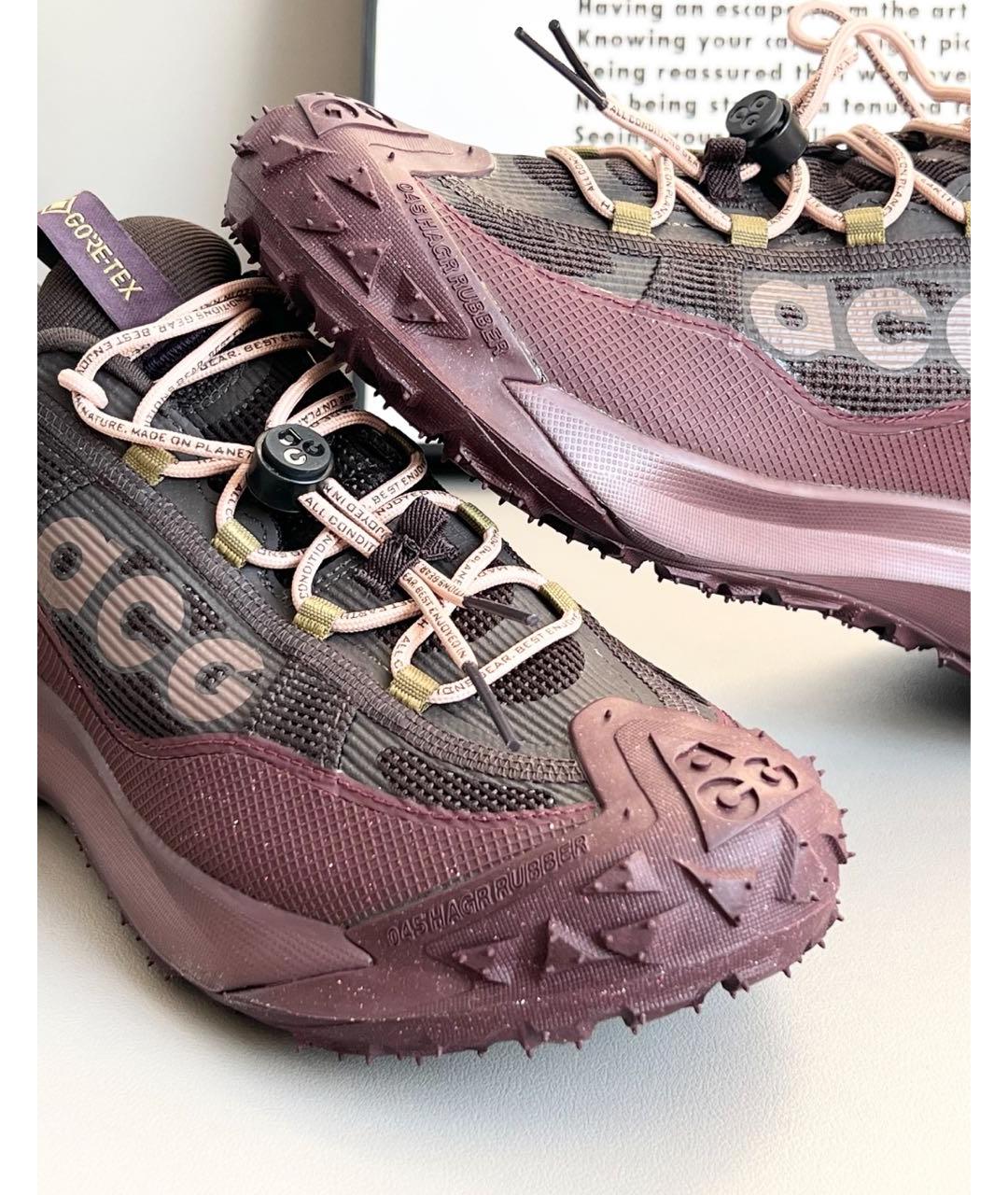 NIKE ACG Бордовые низкие кроссовки / кеды, фото 5