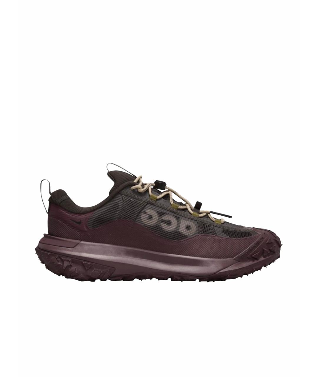 NIKE ACG Бордовые низкие кроссовки / кеды, фото 1