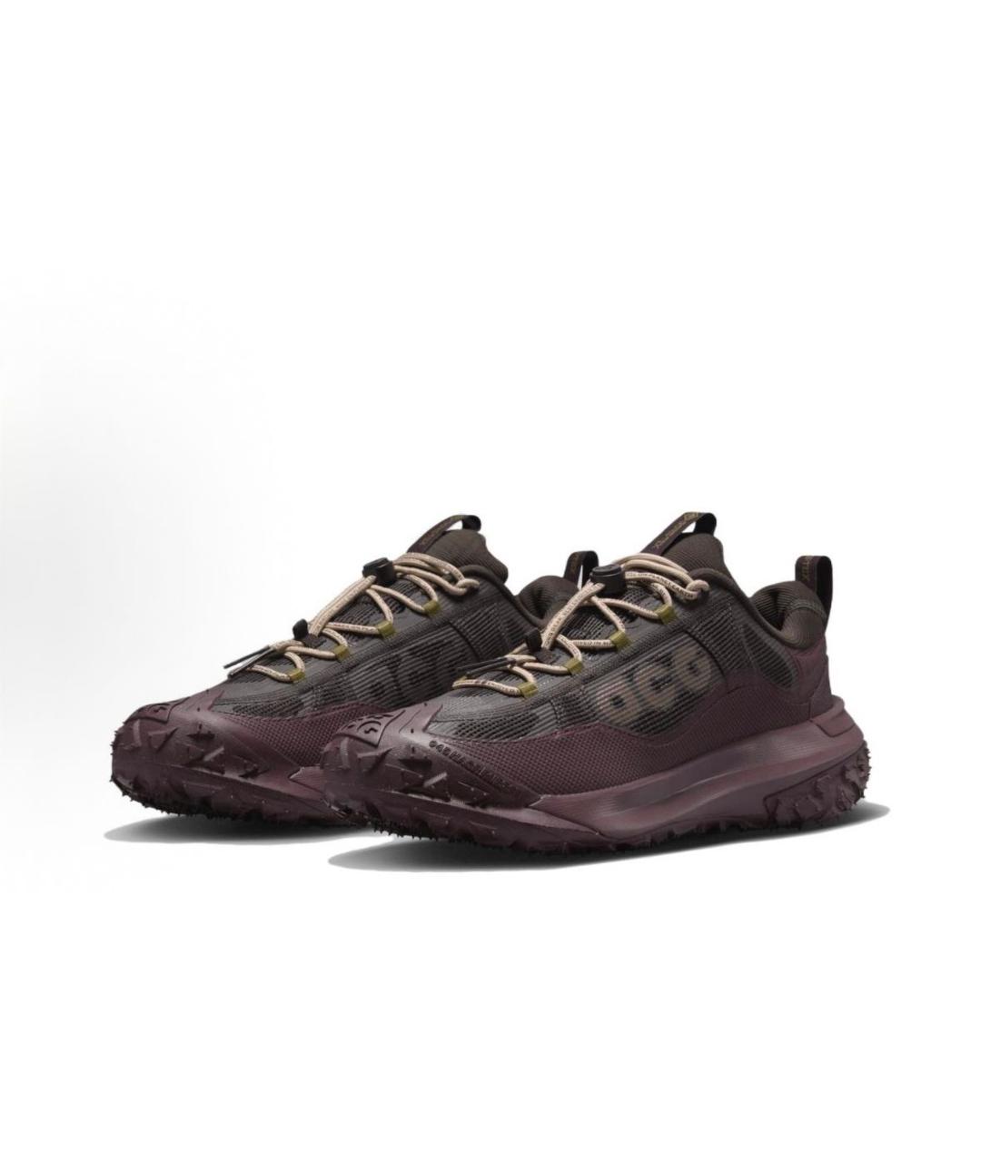 NIKE ACG Бордовые низкие кроссовки / кеды, фото 2