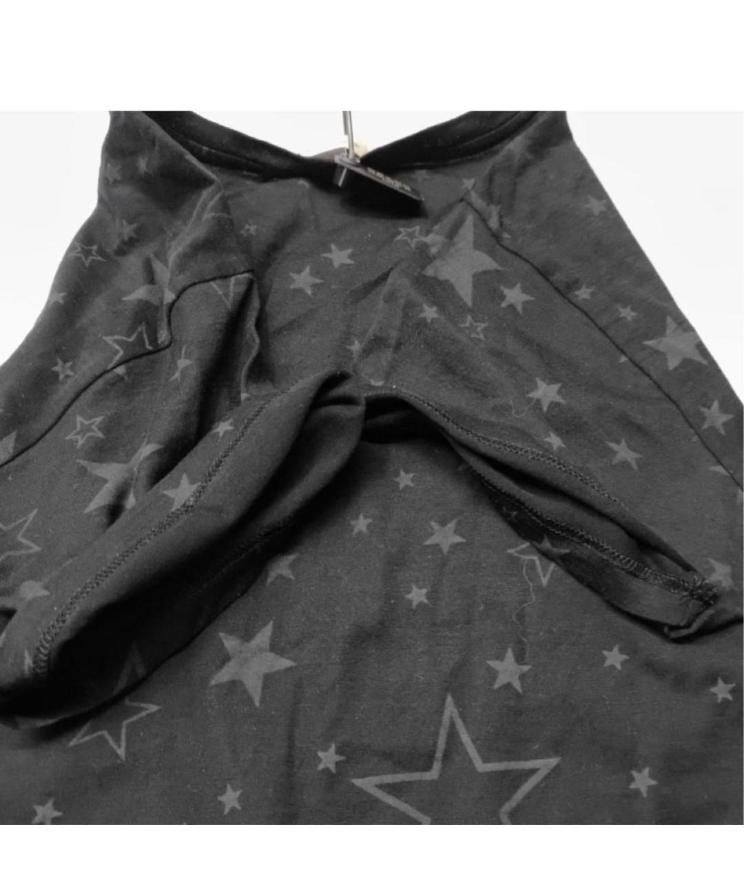 SAINT LAURENT Черная хлопковая футболка, фото 4