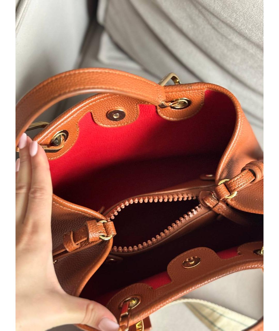 EMPORIO ARMANI Коричневая сумка через плечо из искусственной кожи, фото 4