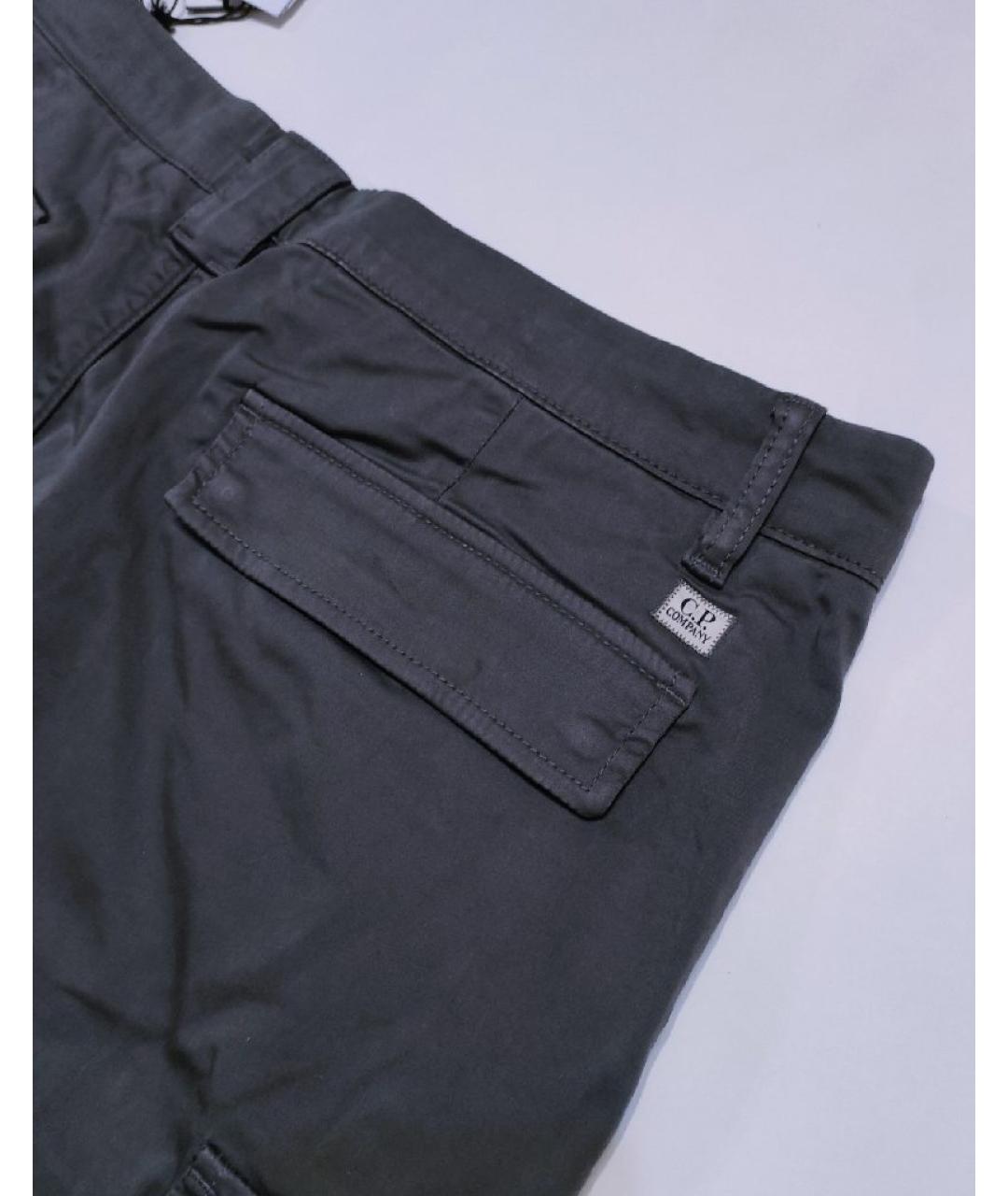 CP COMPANY Серые хлопковые повседневные брюки, фото 3