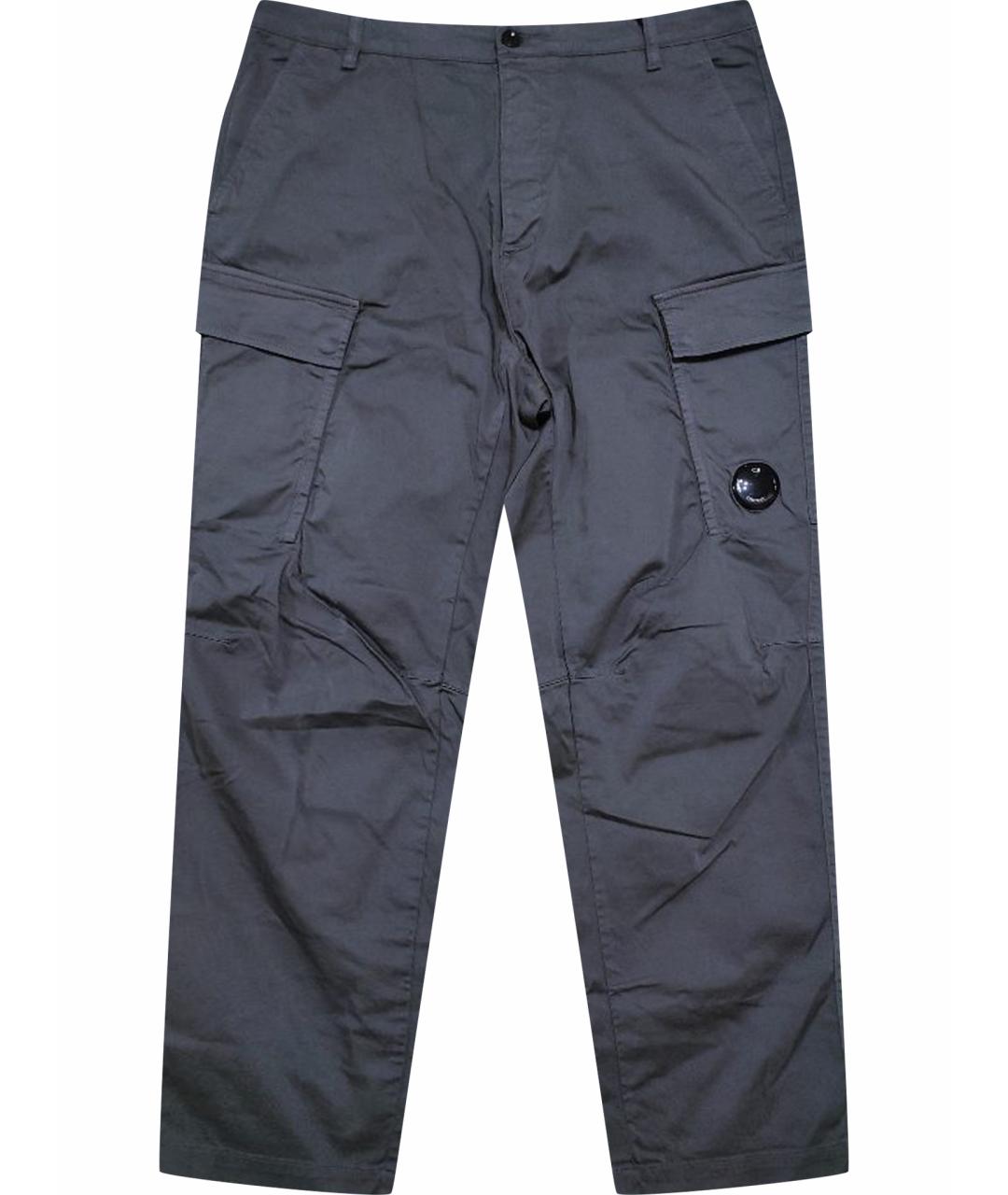 CP COMPANY Серые хлопковые повседневные брюки, фото 1