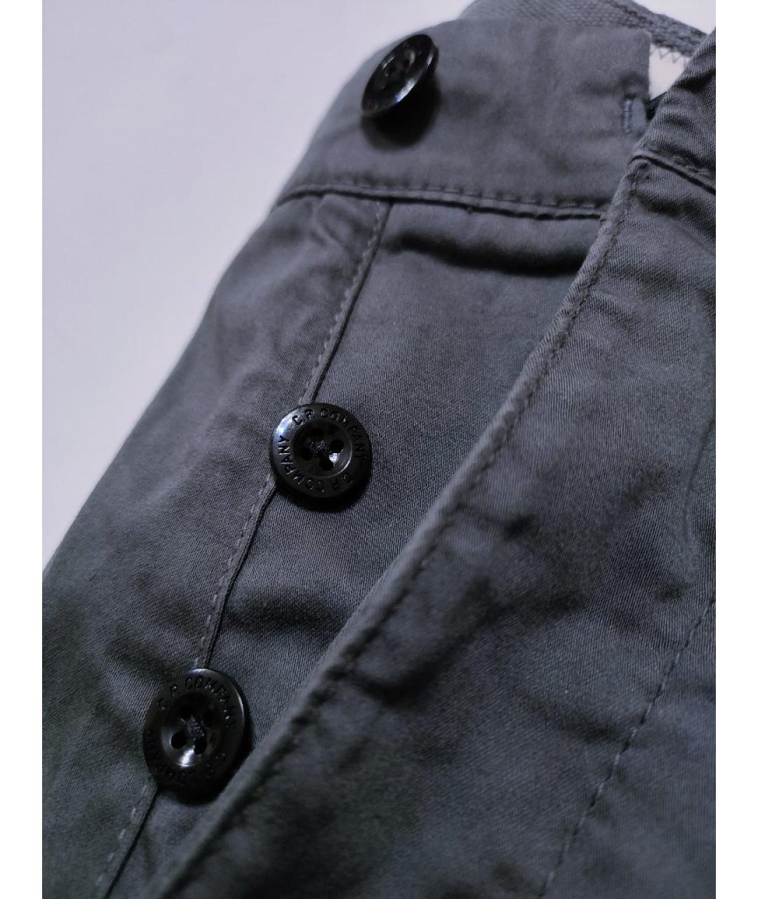 CP COMPANY Серые хлопковые повседневные брюки, фото 6