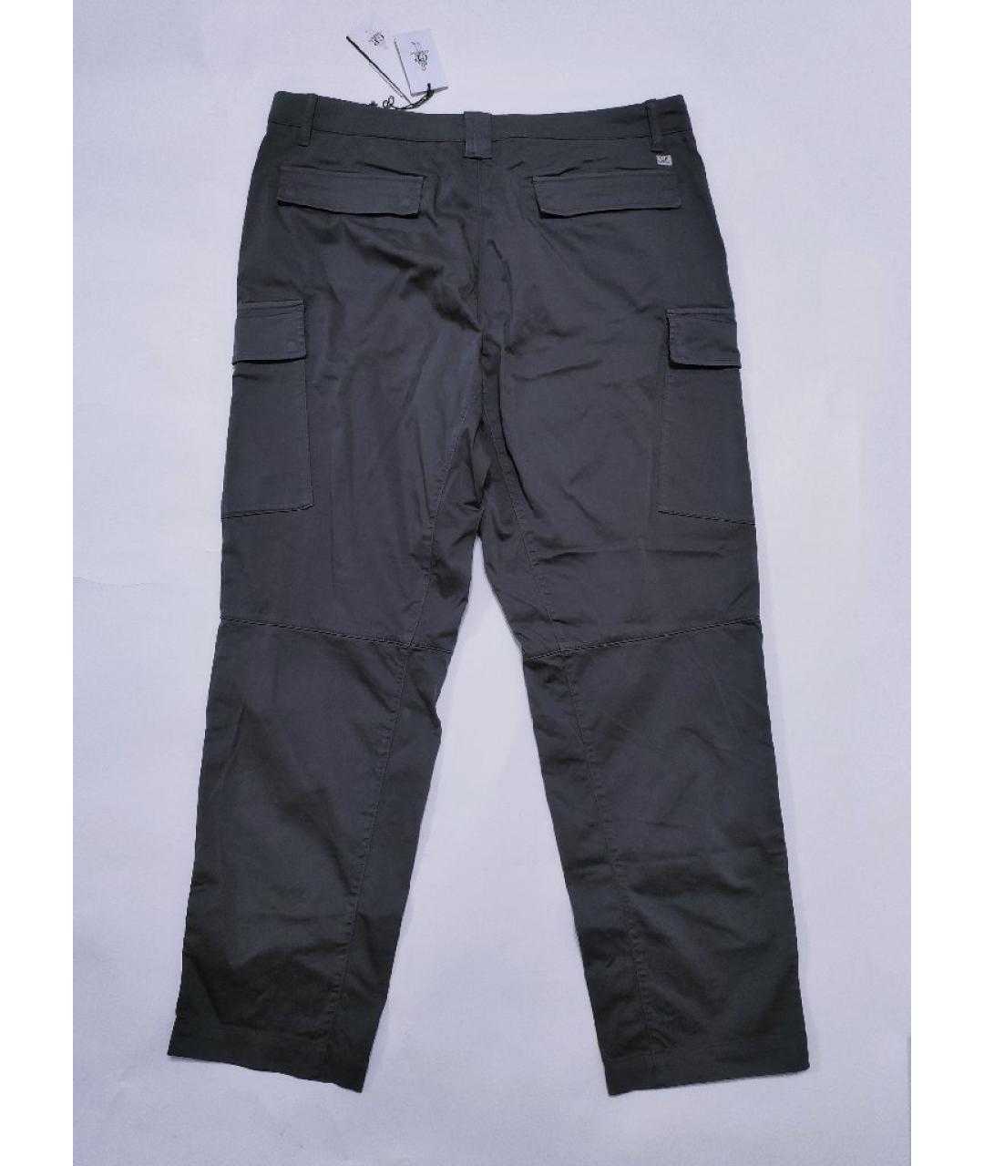 CP COMPANY Серые хлопковые повседневные брюки, фото 2