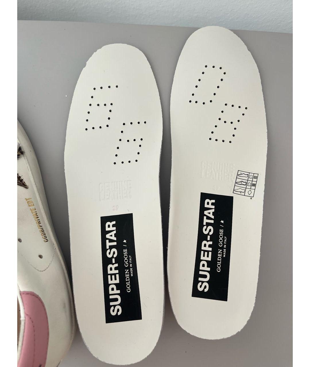 GOLDEN GOOSE DELUXE BRAND Белые кожаные кеды, фото 8
