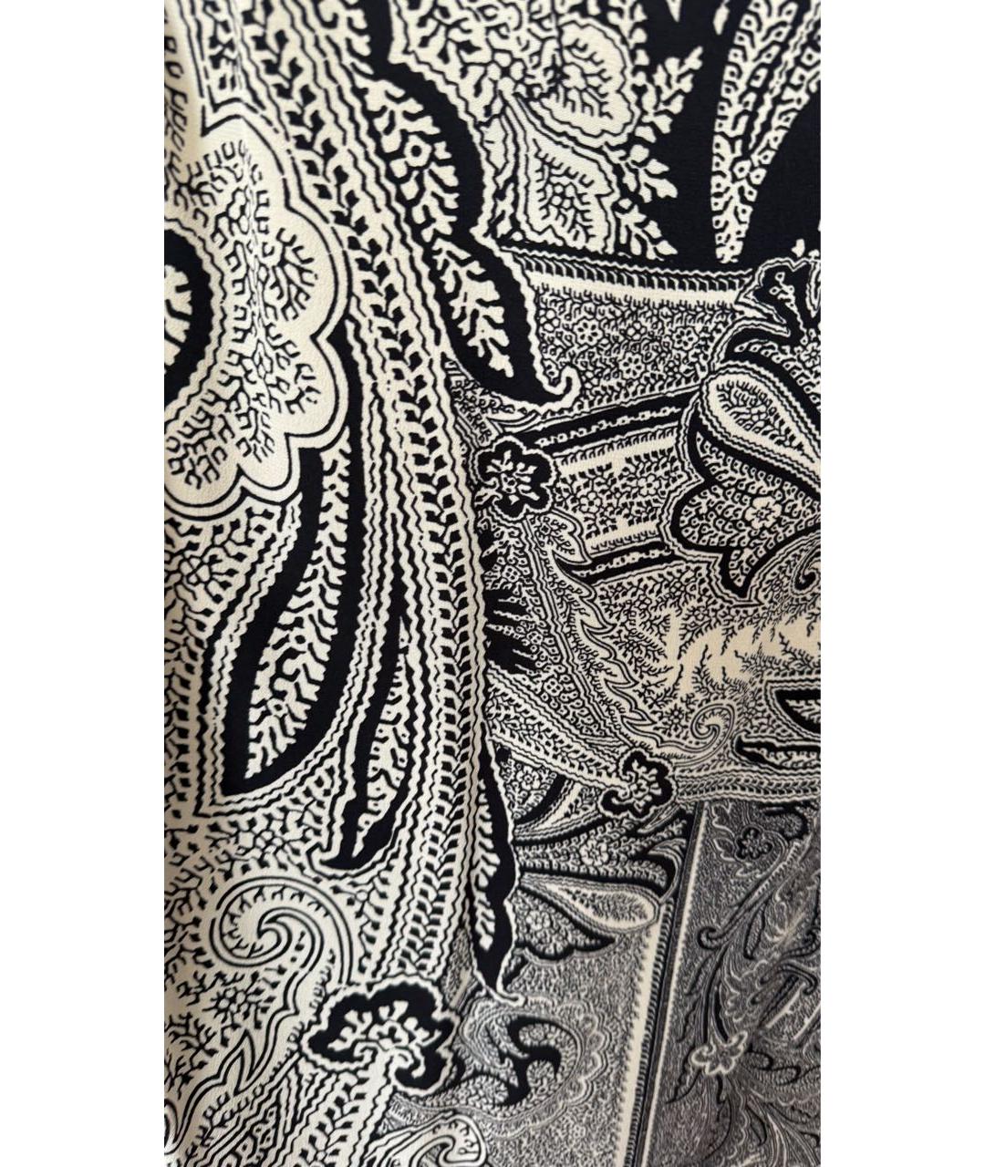ETRO Коричневое шелковое повседневное платье, фото 5