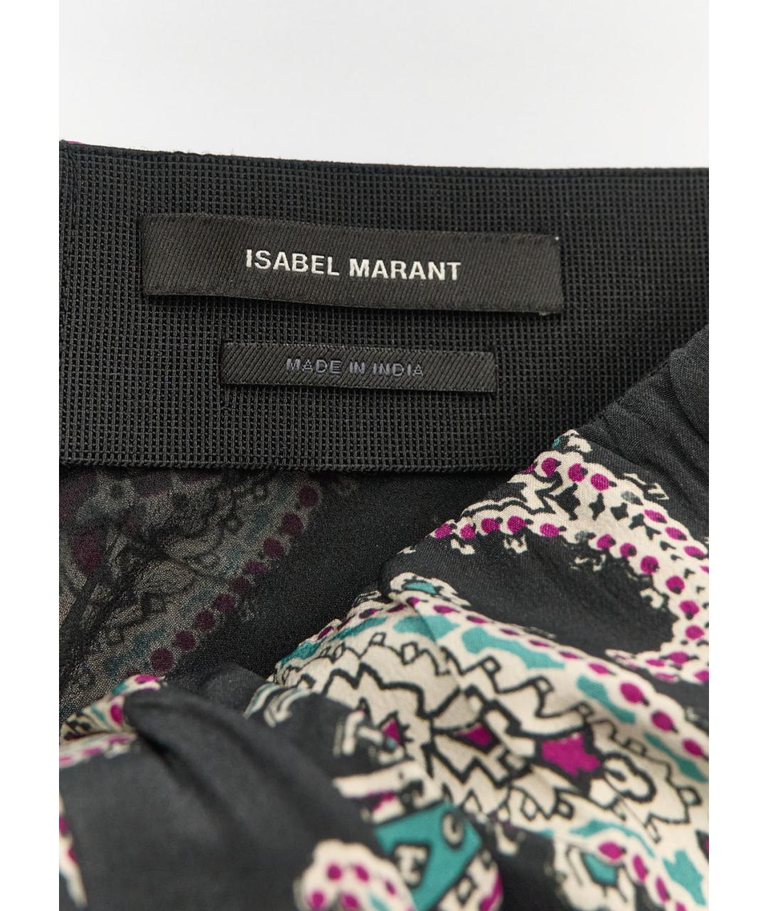 ISABEL MARANT Черный шелковый костюм с юбками, фото 9