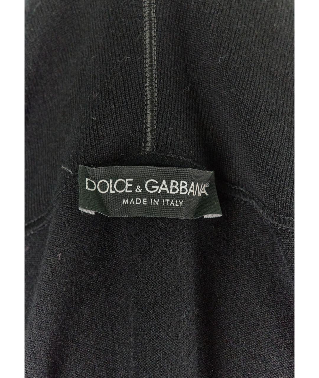 DOLCE&GABBANA Черный кашемировый кардиган, фото 5
