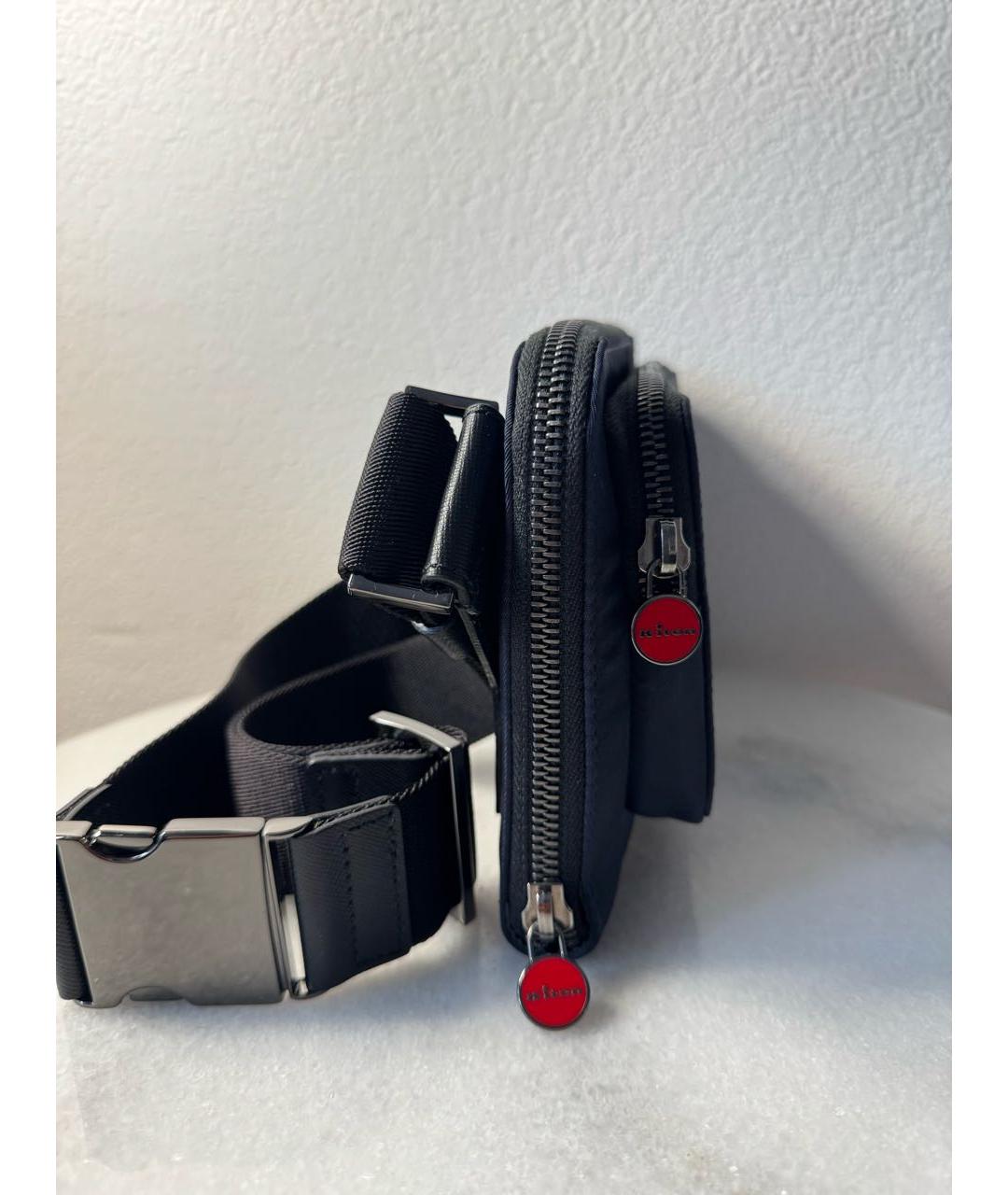 KITON Темно-синяя сумка на плечо, фото 3