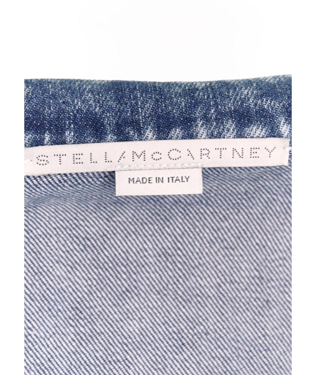 STELLA MCCARTNEY Синий хлопковый костюм с брюками, фото 8