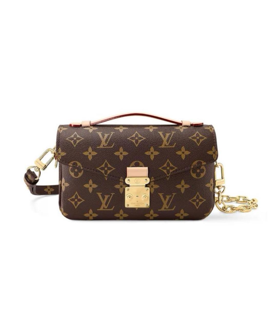 LOUIS VUITTON Коричневая сумка через плечо, фото 9