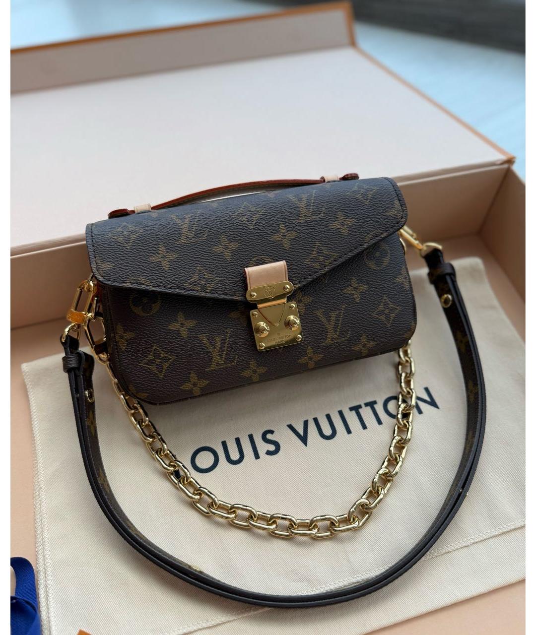 LOUIS VUITTON Коричневая сумка через плечо, фото 2