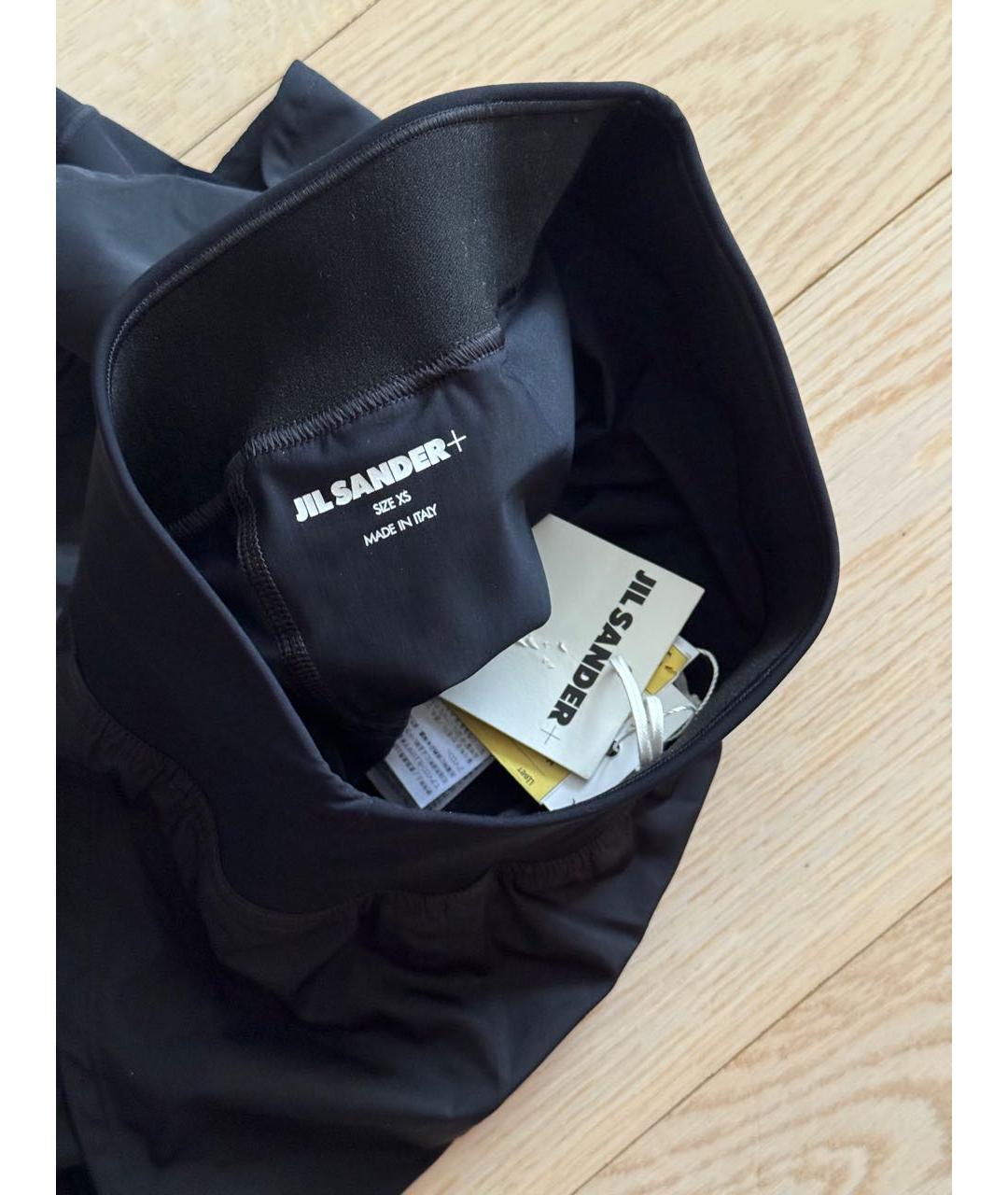 JIL SANDER Черные полиамидовые спортивные брюки и шорты, фото 6