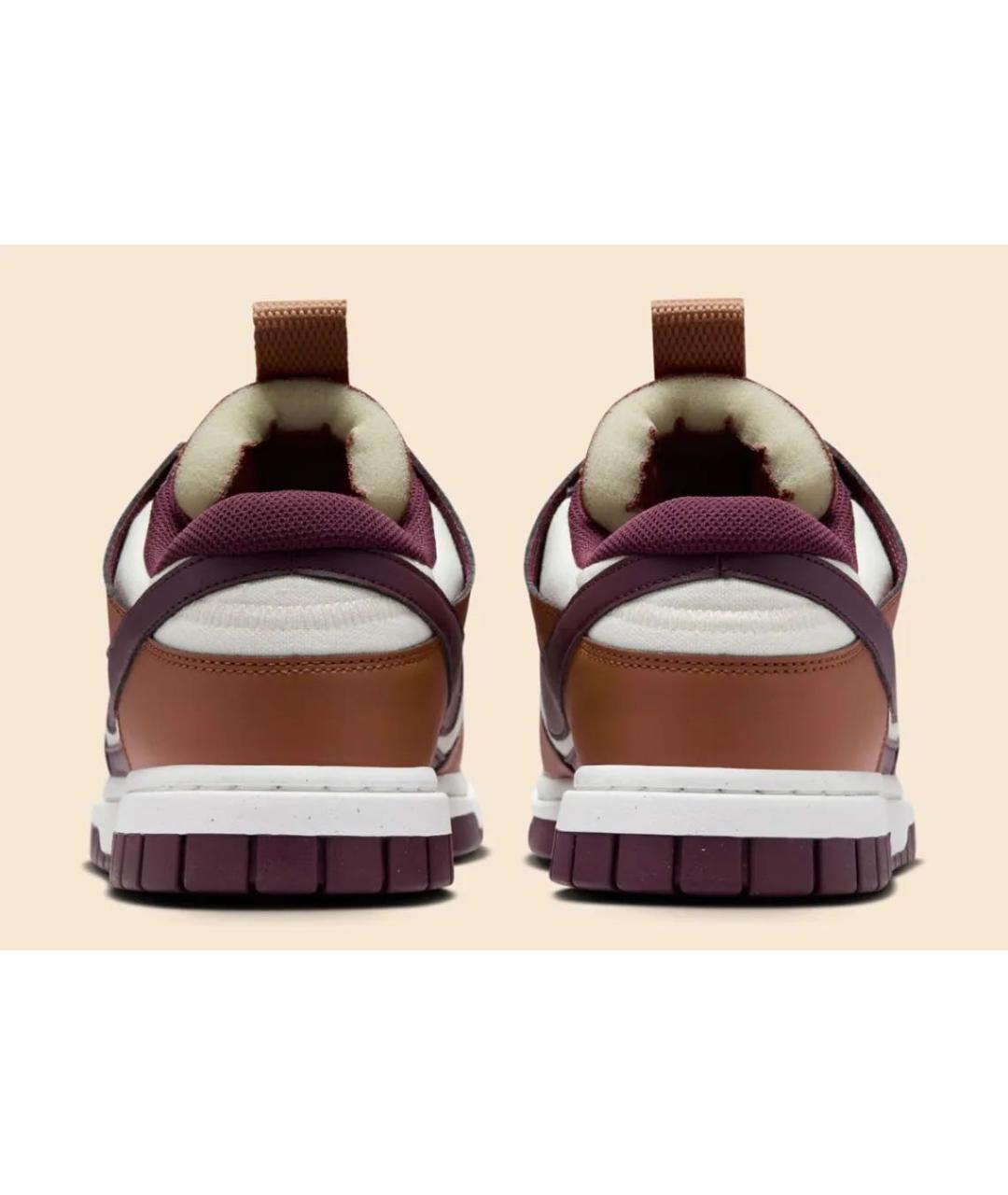 NIKE Коричневые кожаные кеды, фото 5