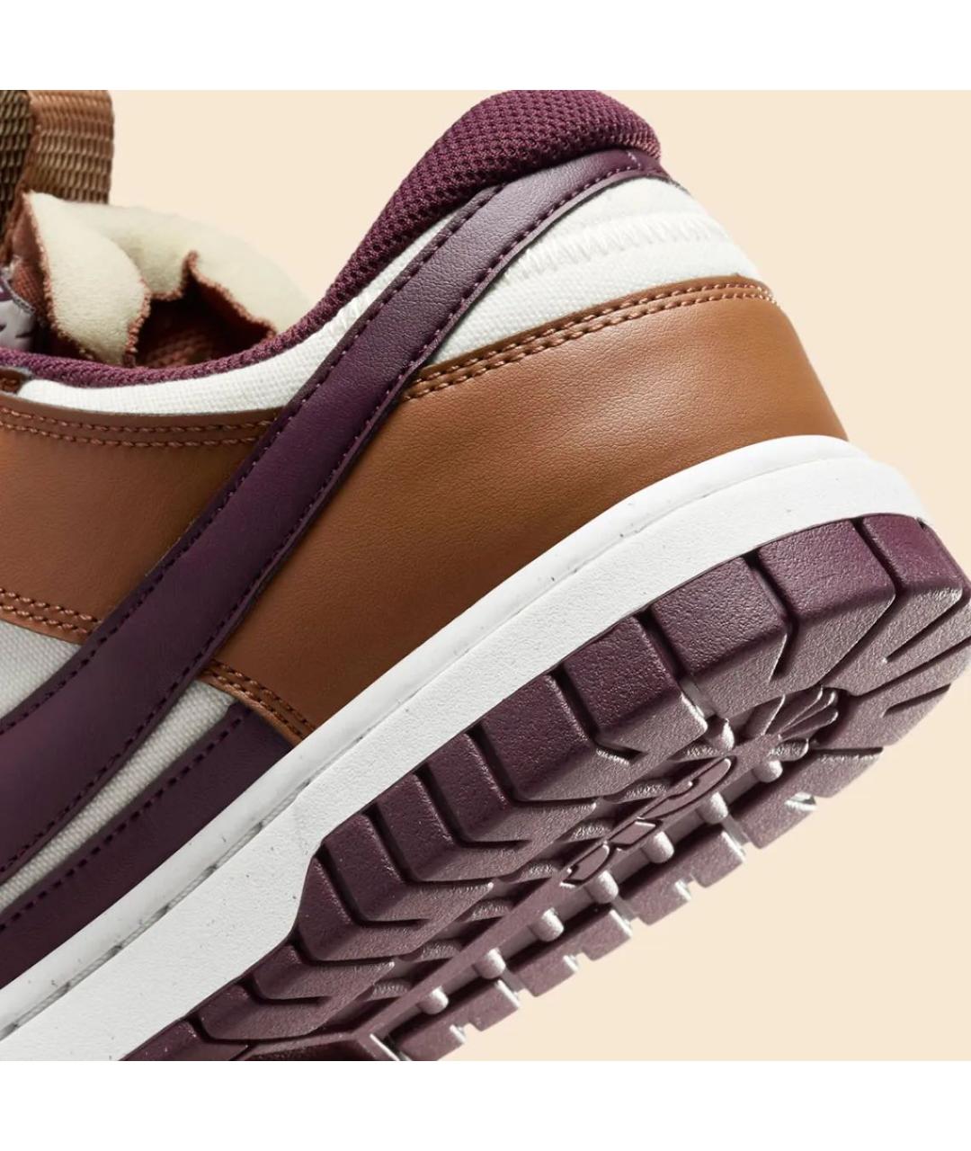 NIKE Коричневые кожаные кеды, фото 7