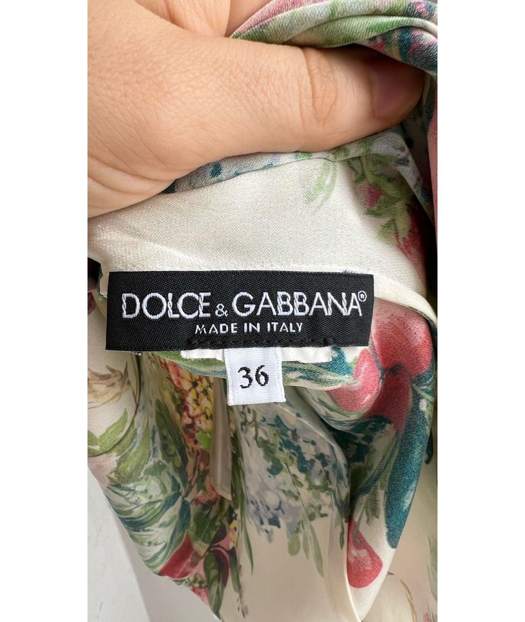DOLCE&GABBANA Мульти майка, фото 3