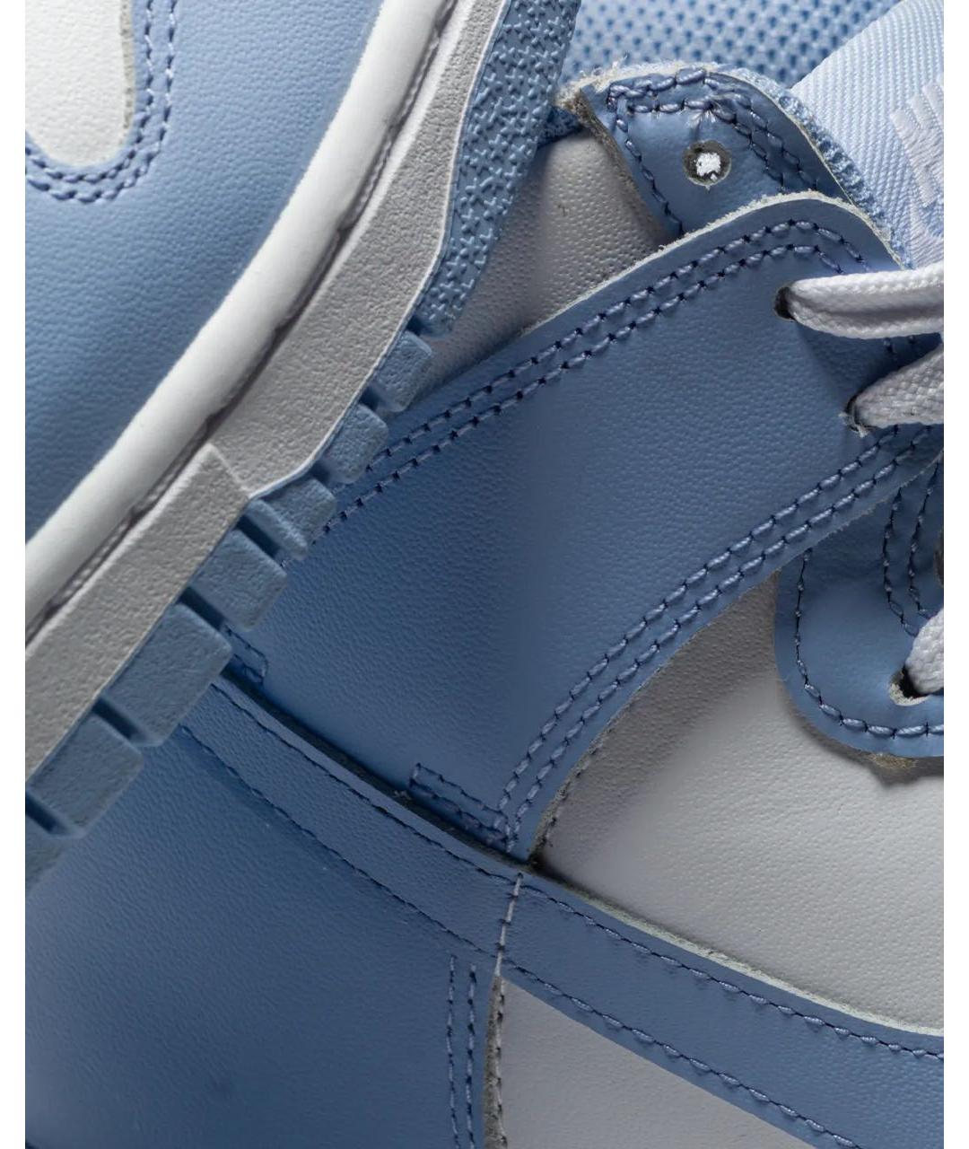 NIKE Голубые кожаные кеды, фото 6