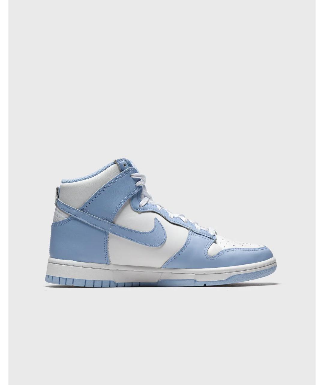 NIKE Голубые кожаные кеды, фото 3