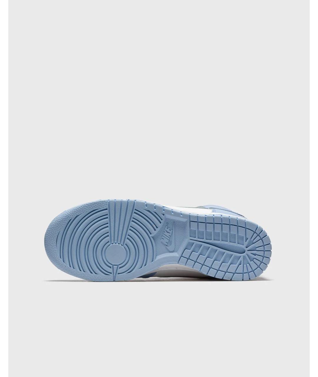 NIKE Голубые кожаные кеды, фото 4