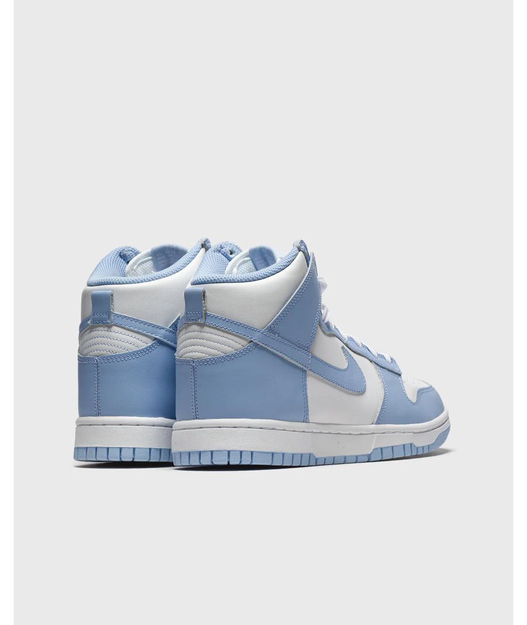 NIKE Голубые кожаные кеды, фото 5