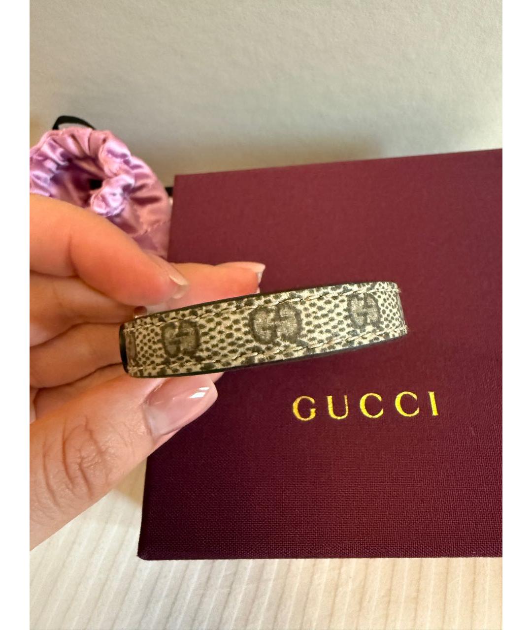 GUCCI Коричневый браслет, фото 7