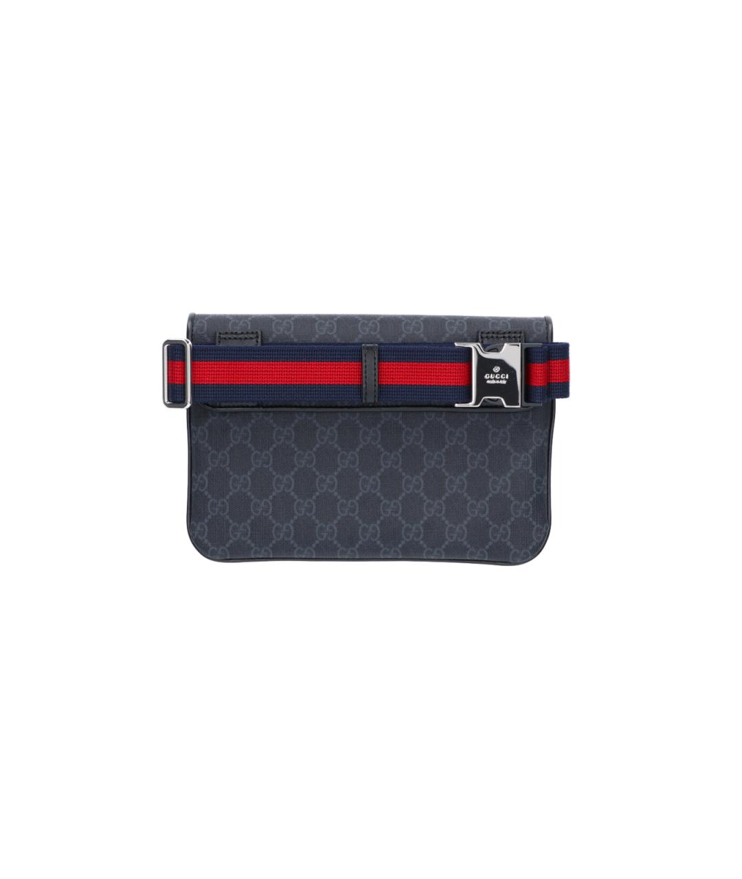 GUCCI Черная синтетическая сумка на плечо, фото 3