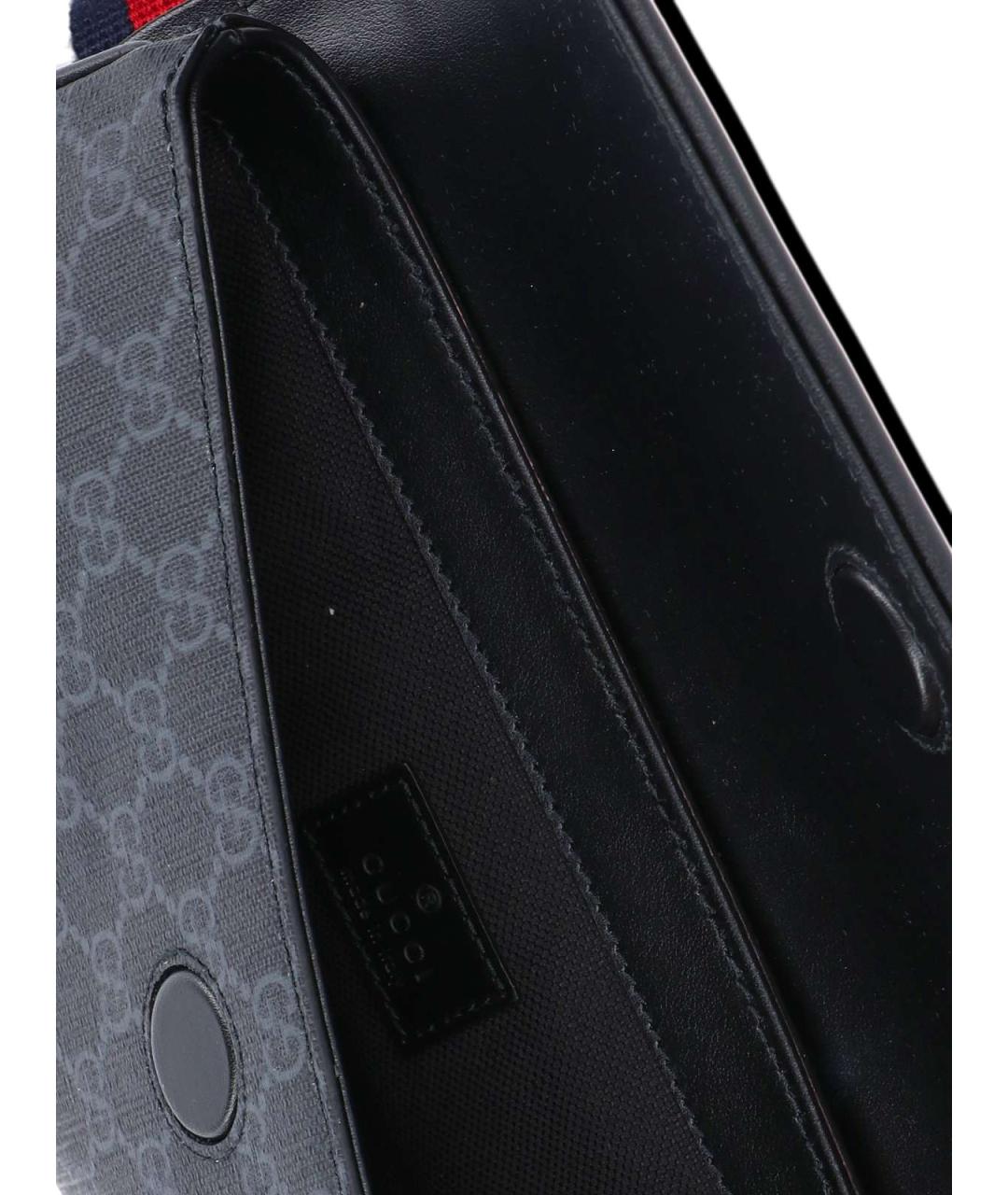 GUCCI Черная синтетическая сумка на плечо, фото 5