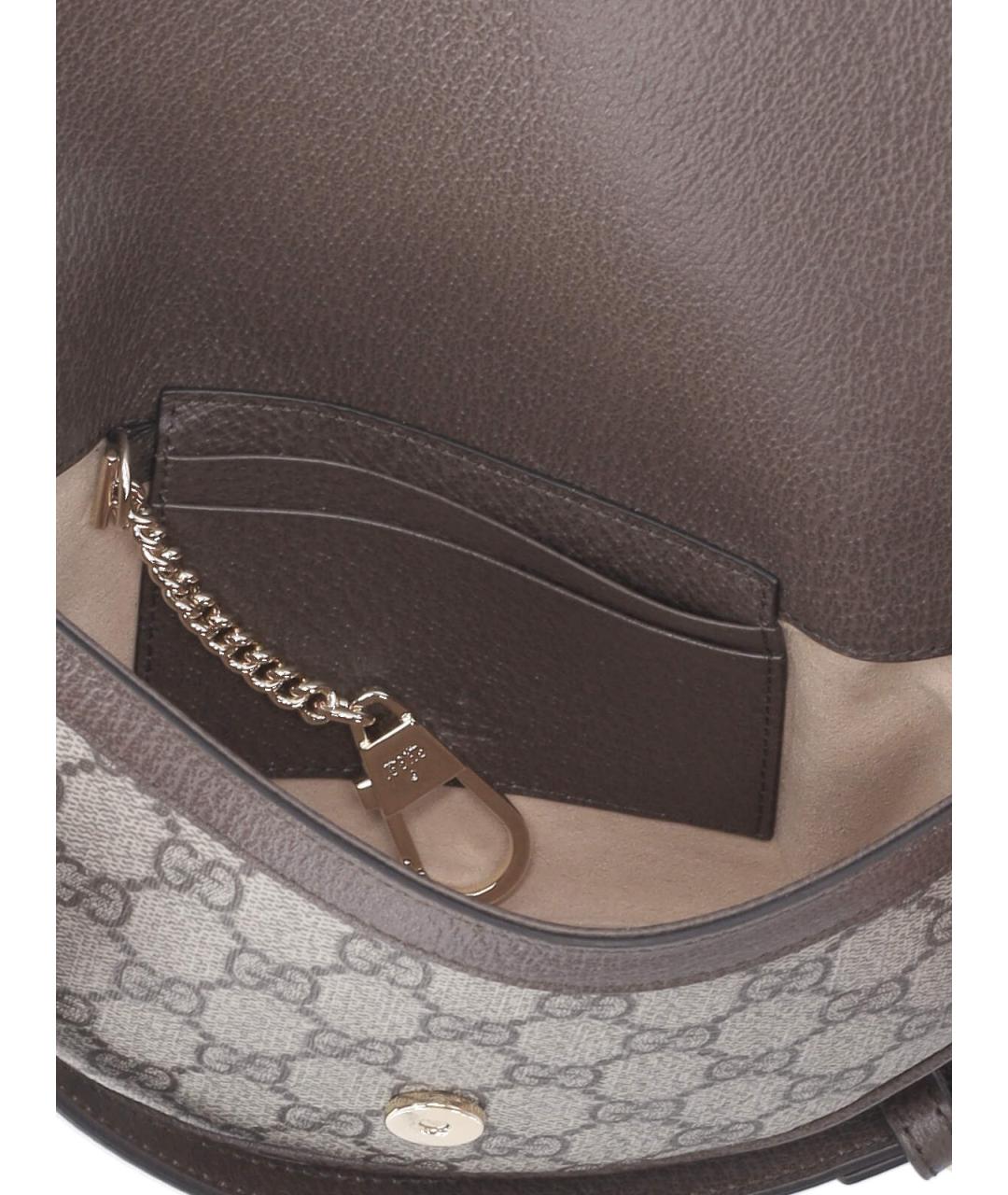 GUCCI Бежевая синтетическая сумка через плечо, фото 4