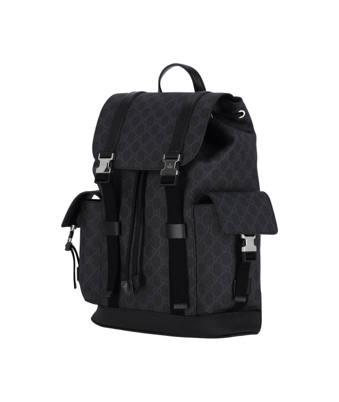 GUCCI Черный тканевый рюкзак, фото 2