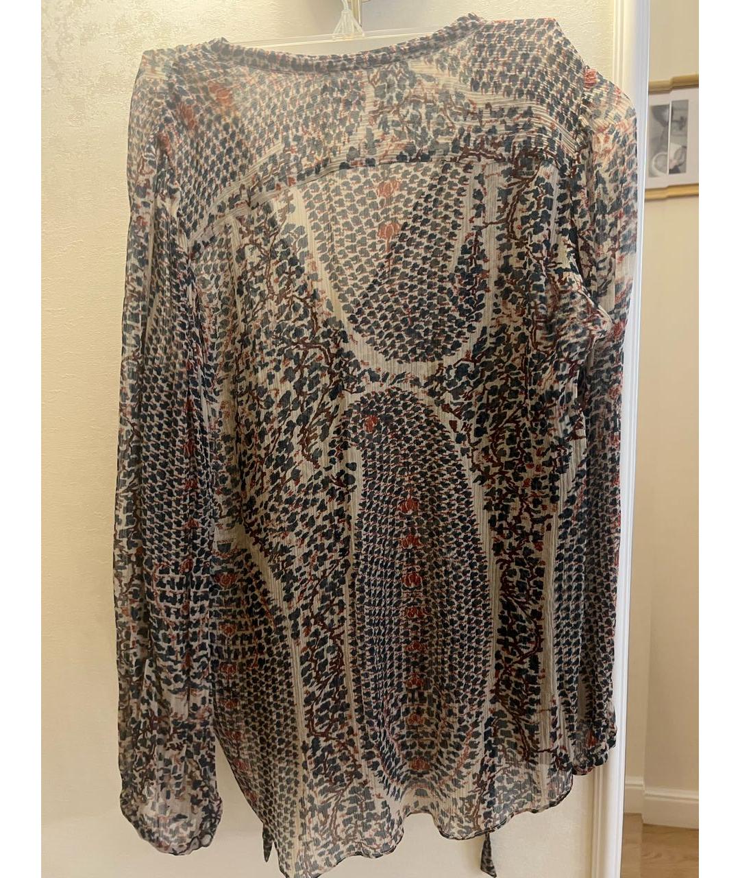 ISABEL MARANT ETOILE Мульти шелковая блузы, фото 3